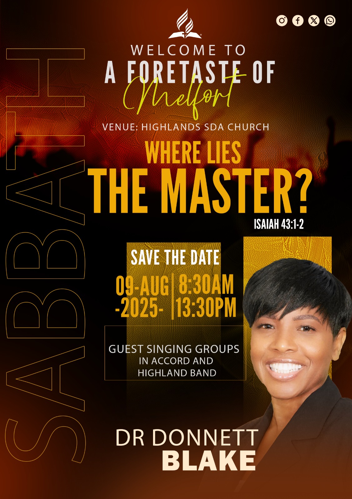 Highlands SDA Church Event Materials